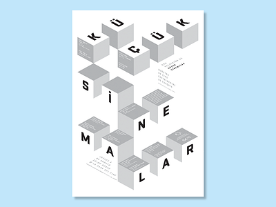 Small Cinemas — Film Screening Poster cinema design event events film films graphic design poster typography