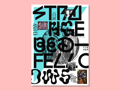 Strange Bedfellows art artist artists arts design event events exhibition graphic design poster typography