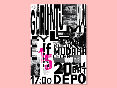 Demonstration of Image [Görüntünün Eylemi] cinema design event events festival film films graphic design poster typography