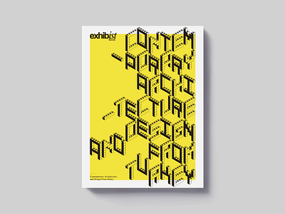 Contemporary Architecture and Design from Turkey architecture art biennial colors cover design editorial exhibition graphic magazine type typography