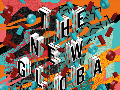 The New Globalization — Poster Detail design graphic design poster poster design posters typography