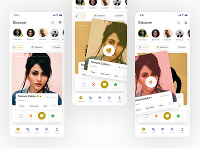 Dating Mobile application android app app app design branding dating app dating mobile app illustration interaction design ios app logo mobile app mobile platform mobile product social app social dating app social media app ui ux web app website