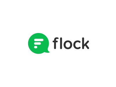 Flock logo animation animation branding bubble chat green logo logo animation messenger motion design motion graphics