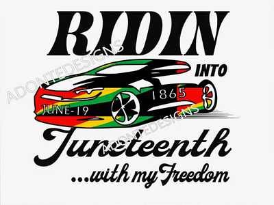 Ridin' Into Juneteenth with my Freedom Png , Juneteenth Digital 3d animation app branding design graphic design illustration logo motion graphics typography ui ux vector