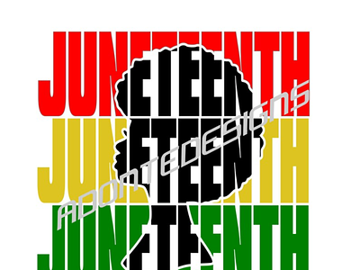 Juneteenth Woman! Png Svg