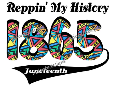 Reppin My History Juneteenth 1865 Png 3d animation app branding design graphic design illustration logo ui vector