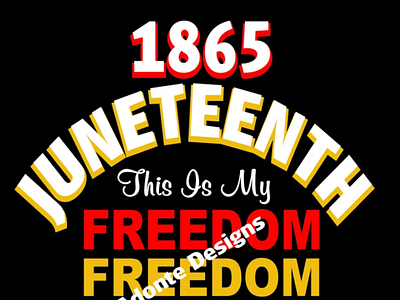 Juneteenth 1865 This Is My Freedom Day Svg, Png