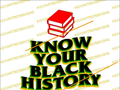 Know Your Black History! Take A Look It's In A Book Svg, Png 3d animation app branding design graphic design illustration logo ui vector