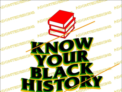 Know Your Black History! Take A Look It's In A Book Svg, Png