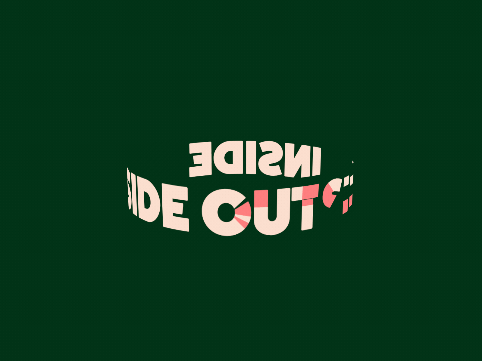 Inside / Outside after effects animated animography font inside kinetic loop outside type typeface typography
