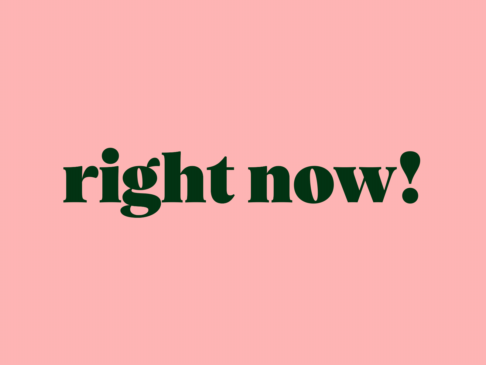 Right here, right now! by Animography on Dribbble