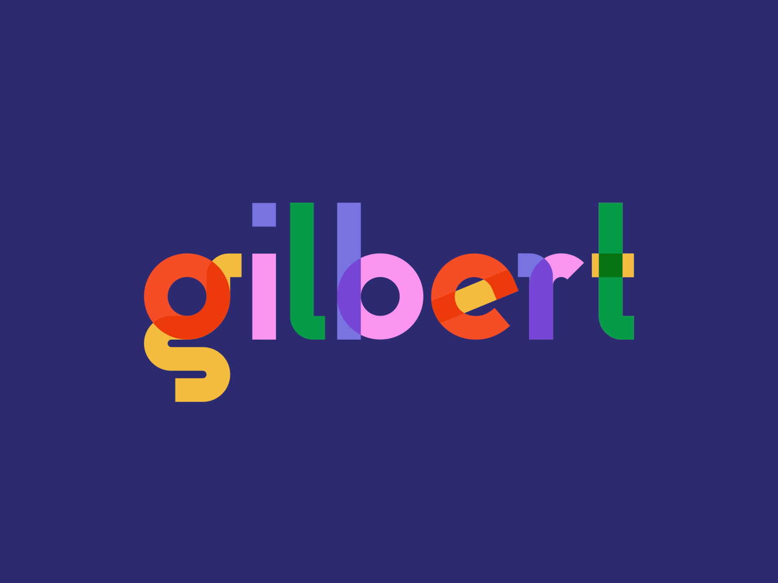 Gilbert - Animated Typeface after effects animated animography font kinetic loop motion type typeface typography