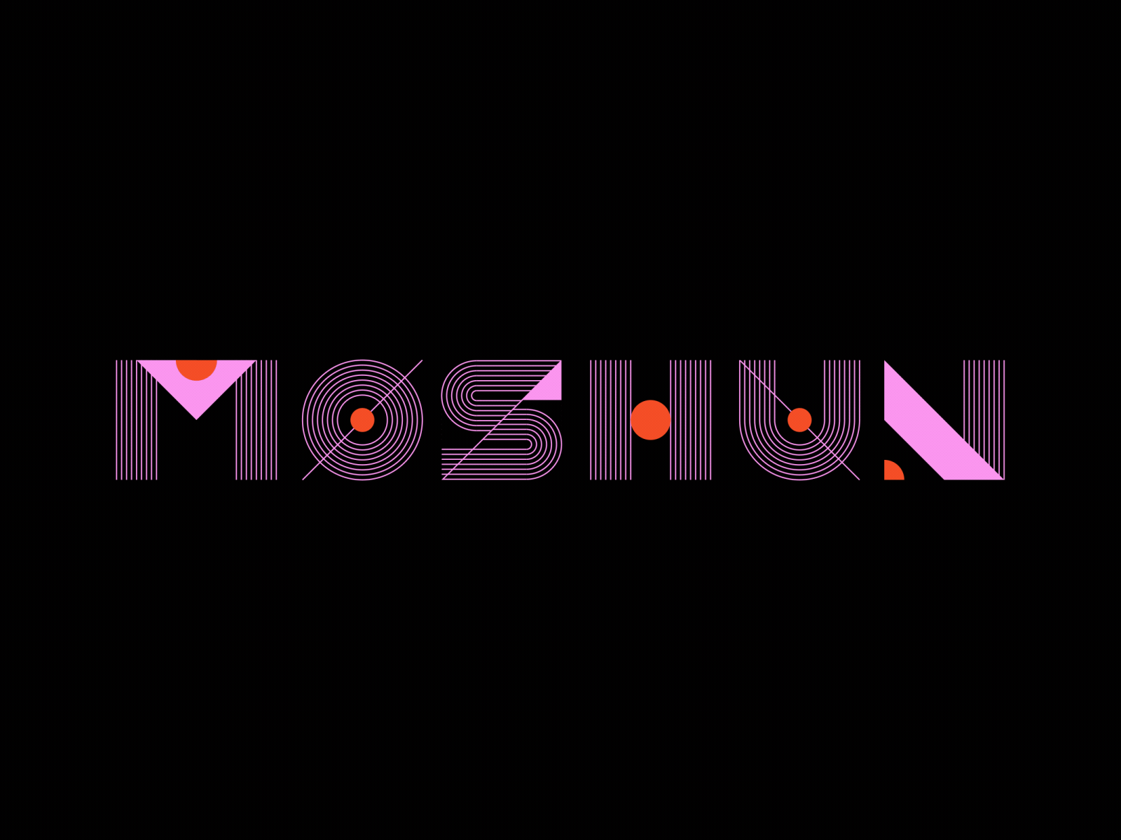 Moshun - Animated Typeface after effects animated animography font kinetic motion type type design typeface typography