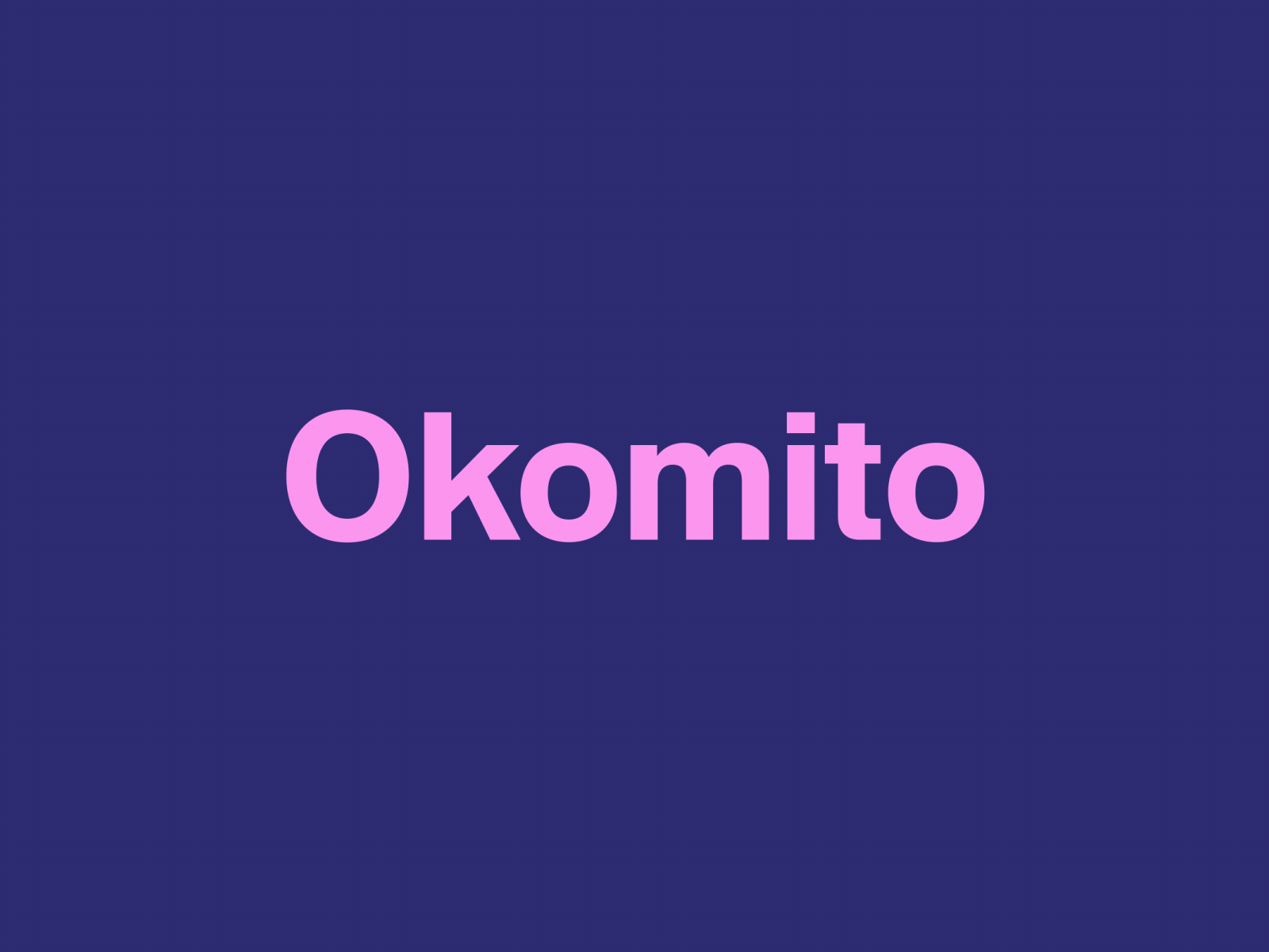 Okomito - Animated Typeface after effects animated animography font kinetic loop motion type typeface typography