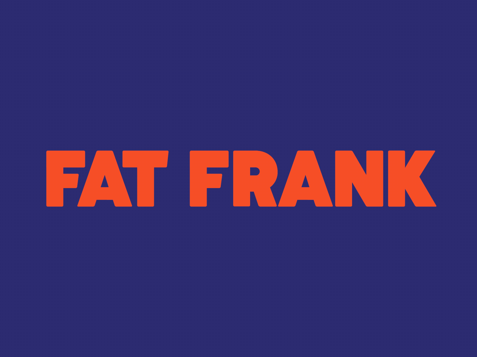 Fat Frank - Animated Typeface after effects animated animography font kinetic loop motion type typeface typography