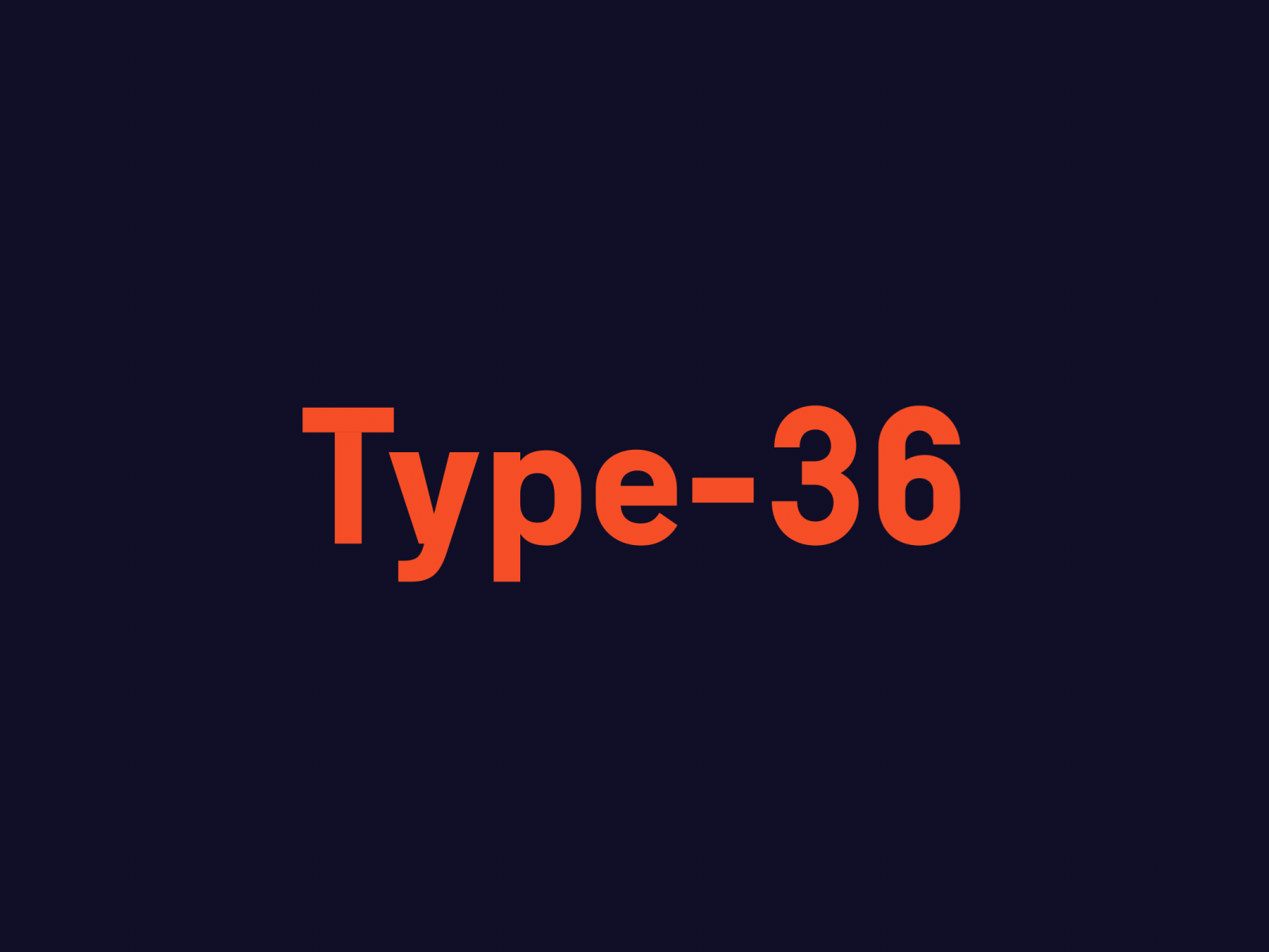 Type-36 - Animated Typeface after effects animated animography font kinetic loop motion type typeface typography