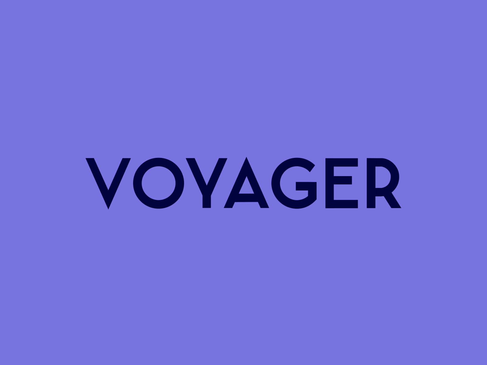 Voyager - Animated Typeface after effects animated animography font kinetic loop motion type typeface typography