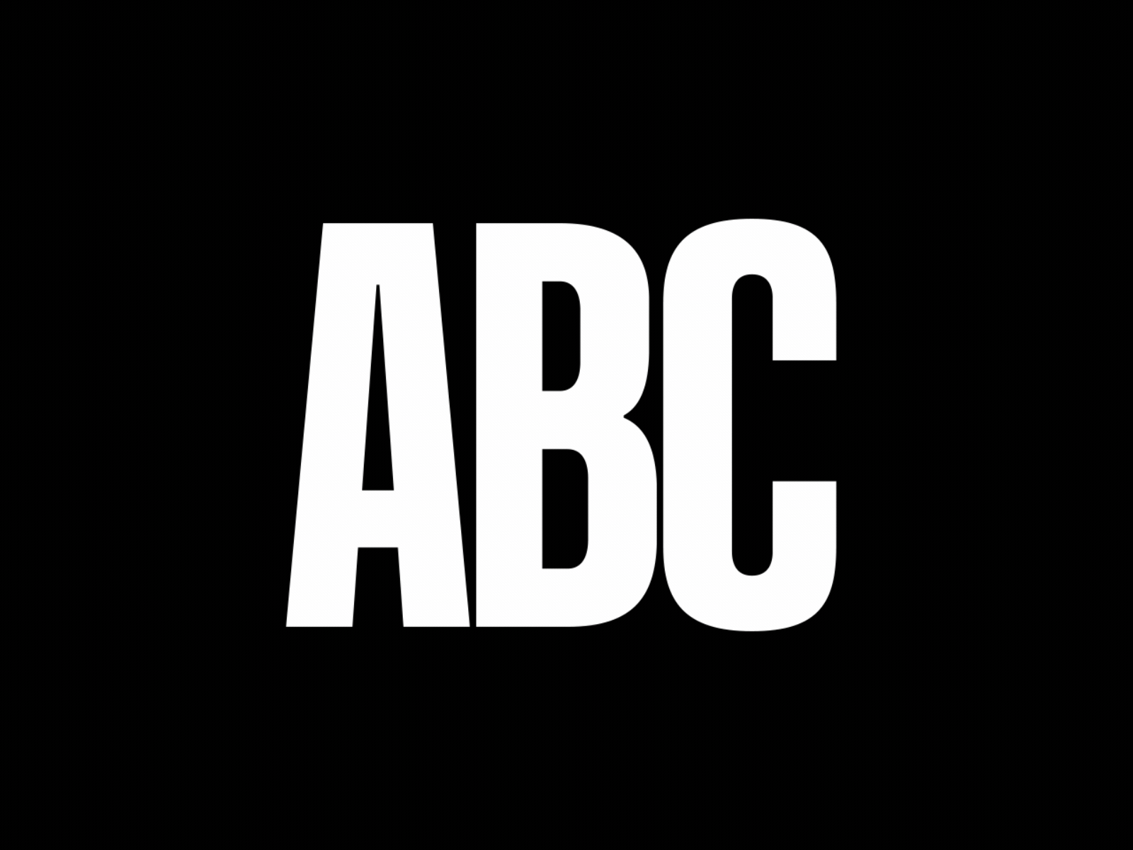 Compression ABC after effects animated animography font kinetic loop motion type typeface typography
