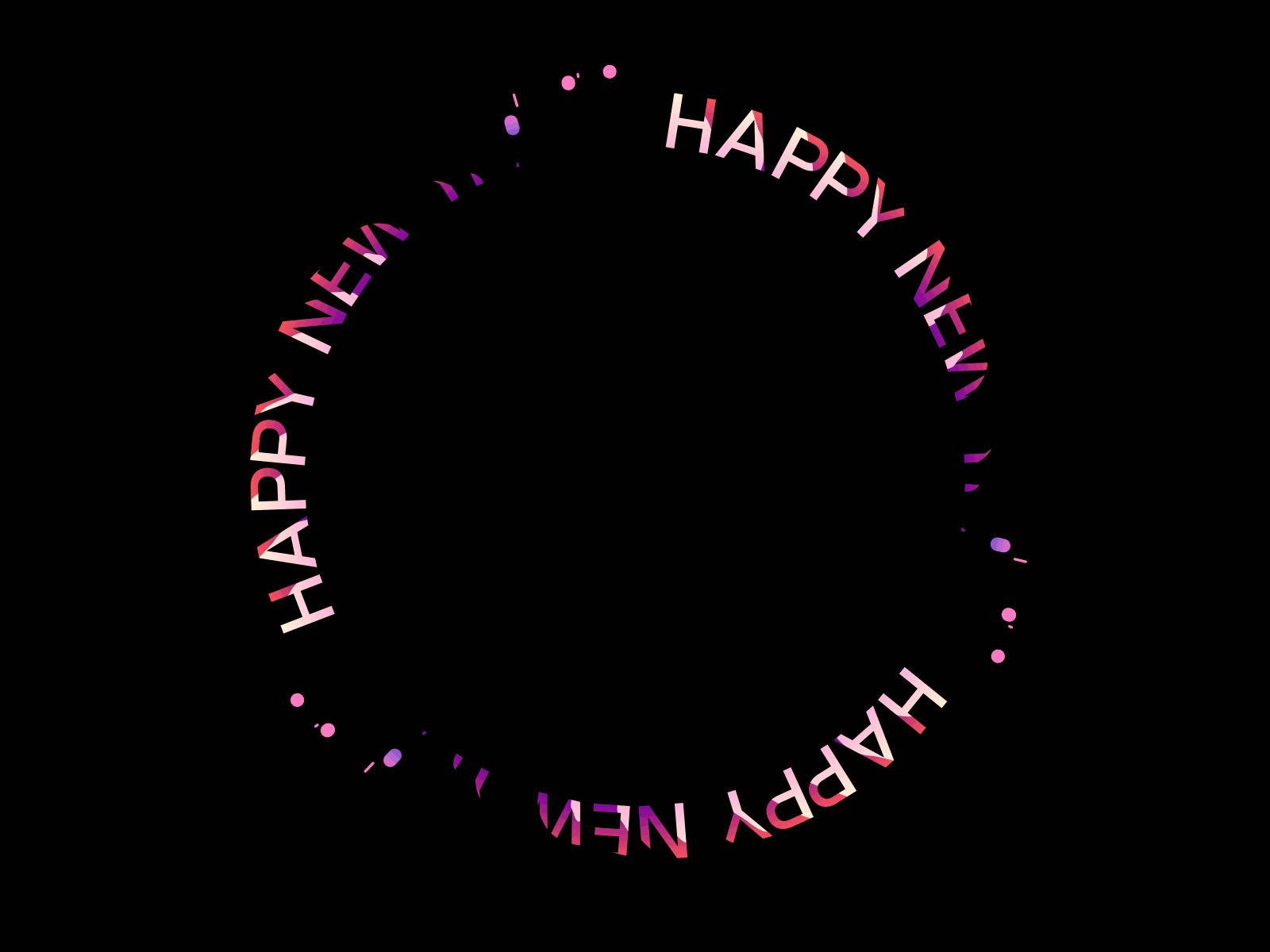 Happy New Year! after effects animated animography font happy new year kinetic motion nye type typeface typography
