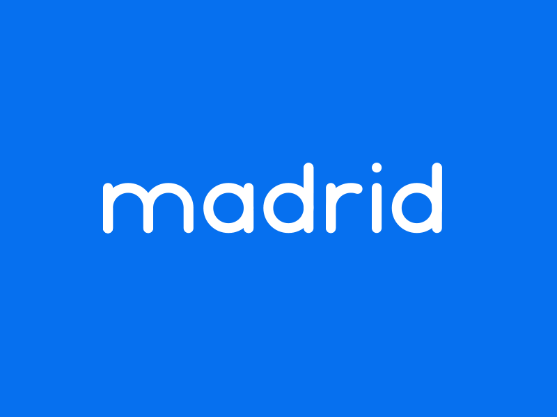 Madrid after effects animated animography font madrid monoline typeface typography