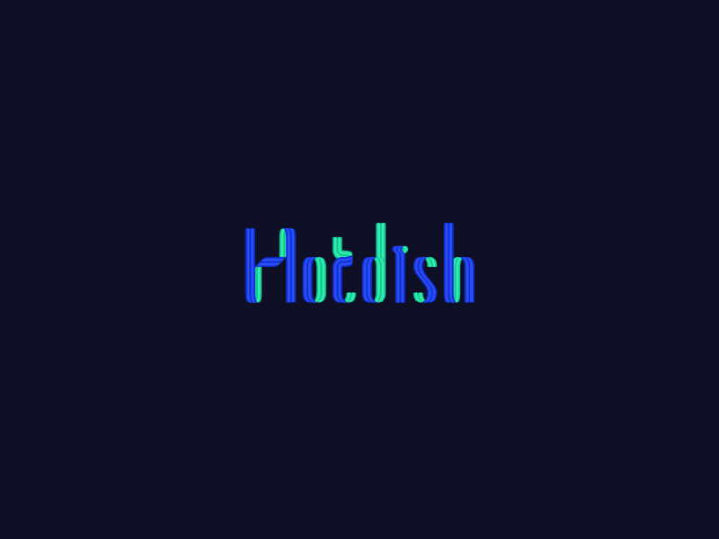 Hotdish - Minimal Vs. Elaborate after effects animated animography font hotdish minimal typeface typography