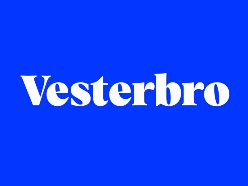 Vesterbro - Animated Typeface after effects animated font serif typeface typography vesterbro