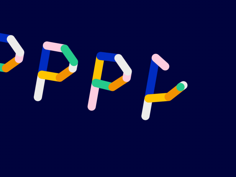 16 / 36 Days of Type. 36days p 36daysoftype after effects animated anodine font loop type typeface typography