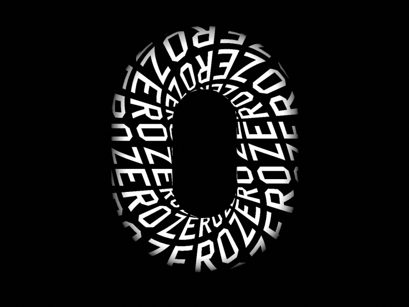 Magnus - Zero 36days 0 36daysoftype after effects animated font loop magnus type typeface typography