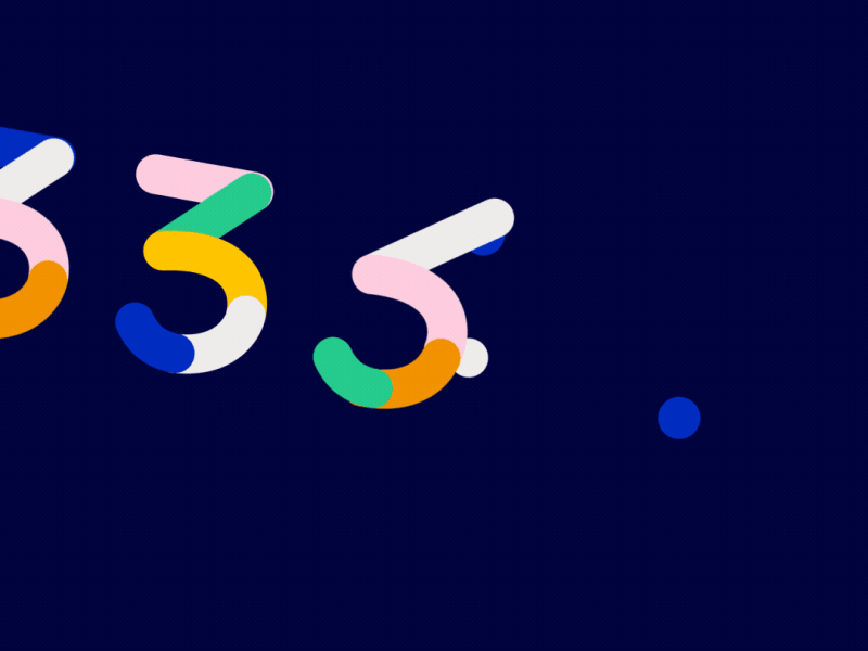 30 / 36 Days of Type. 36days 3 36daysoftype after effects animated font loop multicolore type typeface typography