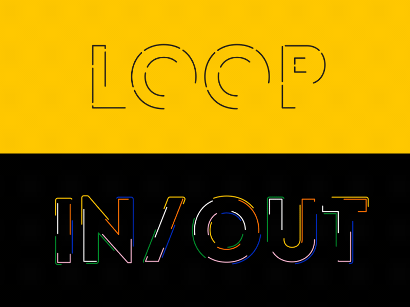 Lovelo - To loop or not to loop after effects animated animation animography font gif kinetic loop lovelo motion type typeface typography