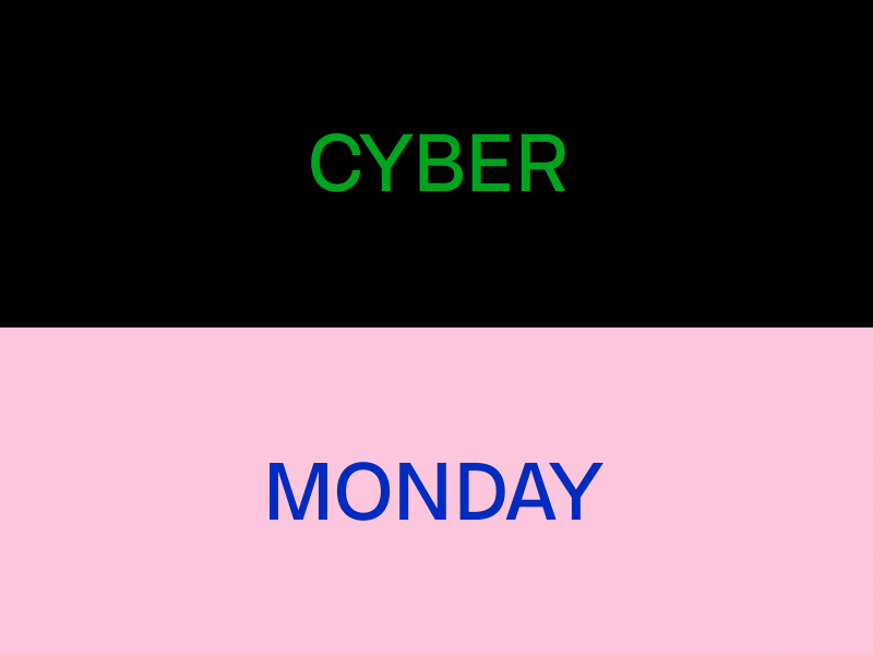 25% Cyber Discount after effects animated animography cyber discount font kinetic monday type typeface typography