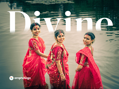 The Divine | A Indian classical dance shoot for Durga Puja advertise amphotogo classical dance creative dance durga puja graphic design indian classical indian dance indian woman photography portrait portraitphotography