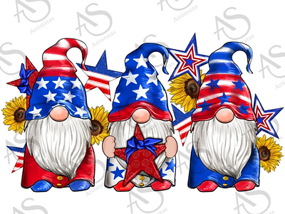 American Gnomes With Sunflowers Png Sublimation 3d animation app branding design graphic design illustration logo ui vector