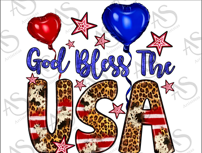 God Bless The Usa Png Sublimation Design 3d animation app branding design graphic design illustration logo ui vector