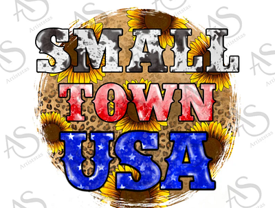 Small Town Usa Png Sublimation Design 3d animation app branding design graphic design illustration logo ui vector