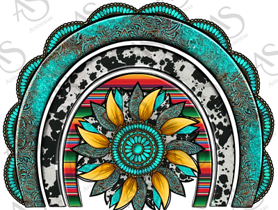 Gemstone Sunflower Rainbow Png Sublimation 3d animation app branding design graphic design illustration logo ui vector