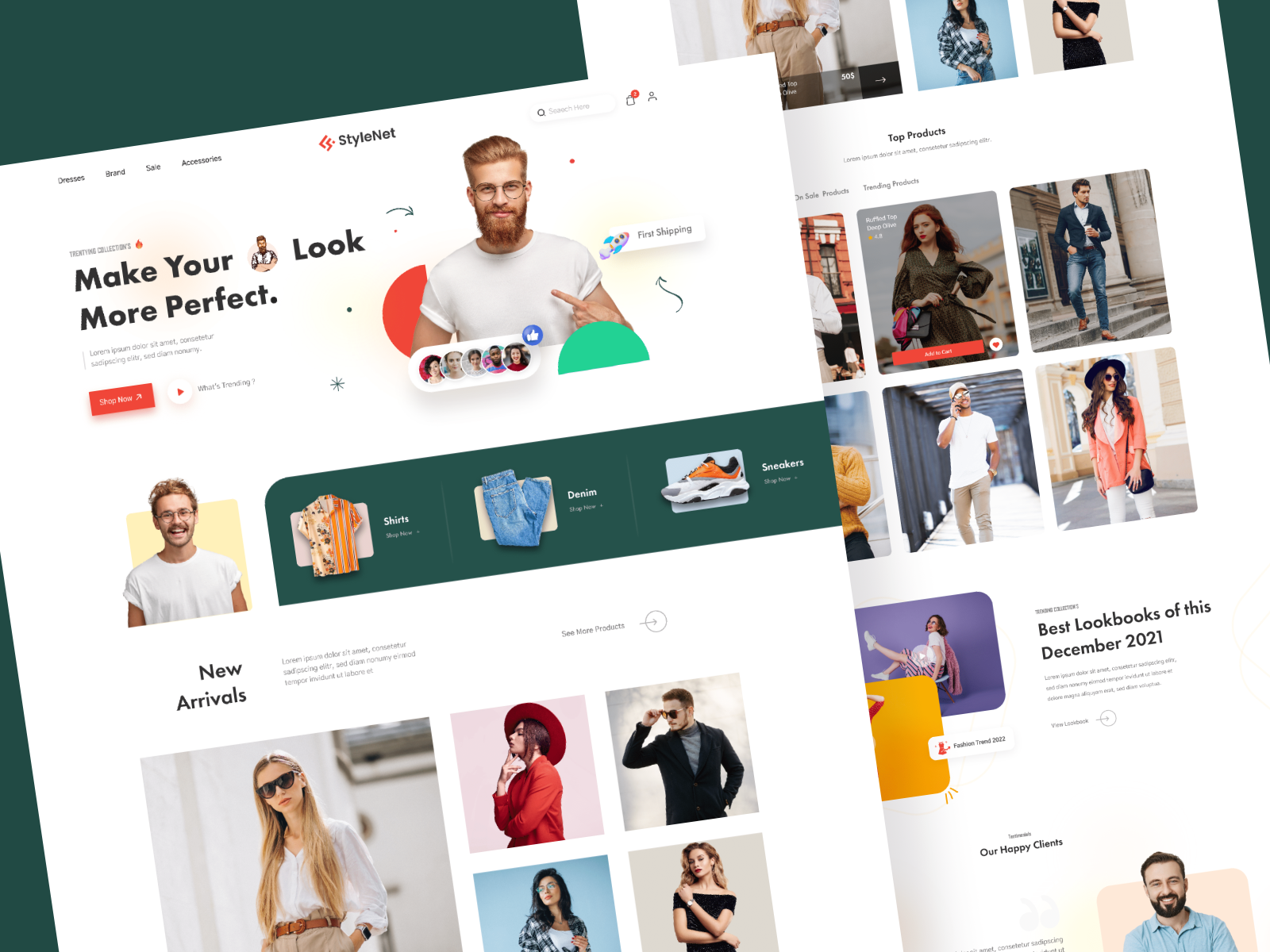 Fashion eCommerce Website by Mizanur Rahman on Dribbble