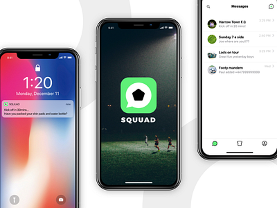 Squuad iOS app ⚽ app football ios soccer