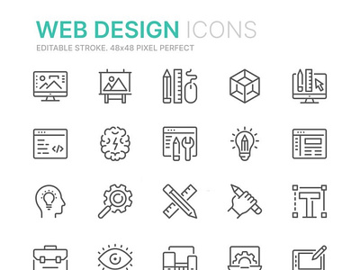 WEB Icons For Client Website graphic design icons