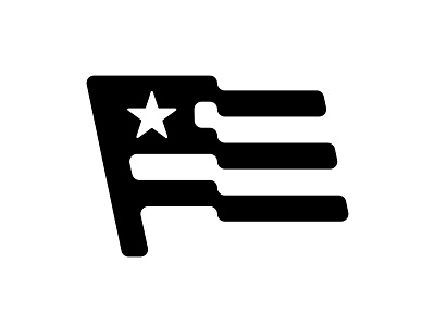 USA_flag branding design icon logo