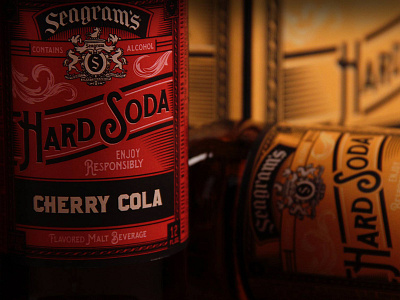 Seagram's Hard Soda beer packaging