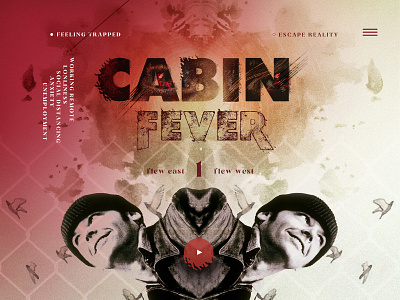 CABIN FEVER covid 19 creative design graphicdesign web