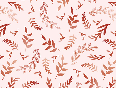 Boho Leaf Pattern design graphic design pattern