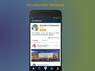 Follow Inspired Travelers follow unfollow travel planning travelers