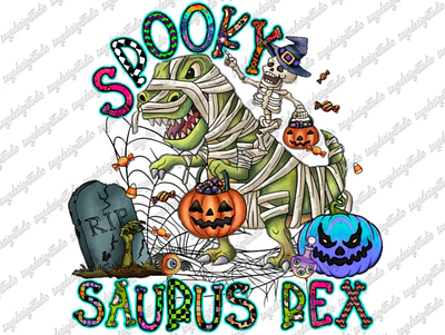 Halloween Png File, Dinosaur png, Spooky Saurus Rex png 3d animation app branding design graphic design illustration logo motion graphics ui vector