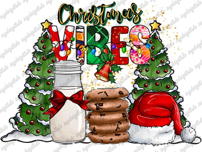 Christmas Vibes Png, Merry Christmas Png, Holidays