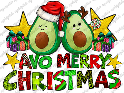 Avo Merry Christmas Png, Merry Christmas 3d animation app branding design graphic design illustration logo ui vector