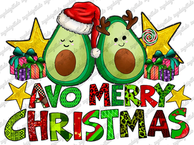 Avo Merry Christmas Png, Merry Christmas