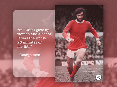 Day 07 - Author Quote author best challenge daily design george manchester quote ui united