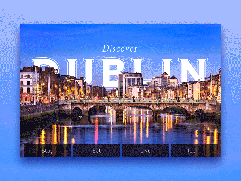 Day 15 - Location Card card challenge daily design discover dubliner location ui